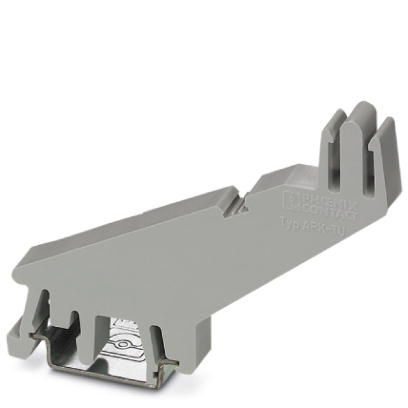 Phoenix Contact Terminal Strip Cover Profile Holder; APK-TU; for 35mm x 7.5mm or 32mm DIN Rail; Gray